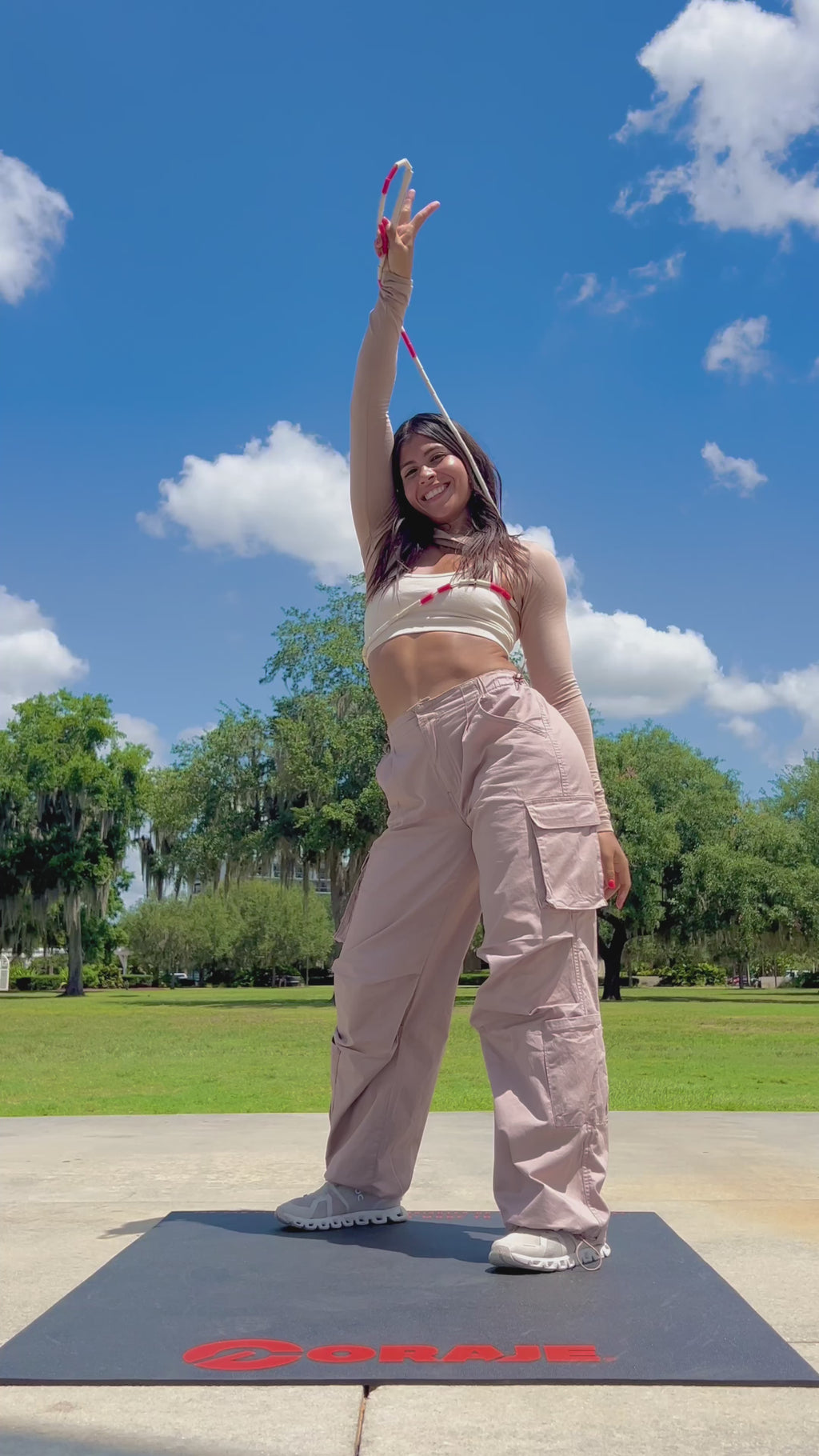 TU CORAJE  "Inner Flame" Freestyle Beaded Rope